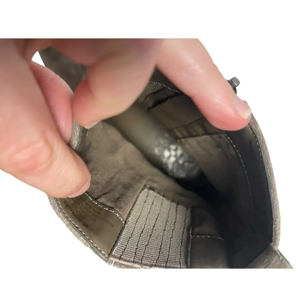 Vince Camuto Neframes Dark Taupe Leather Chelsea Boot Round Toe Size 8 M NWOB - Picture 8 of 10